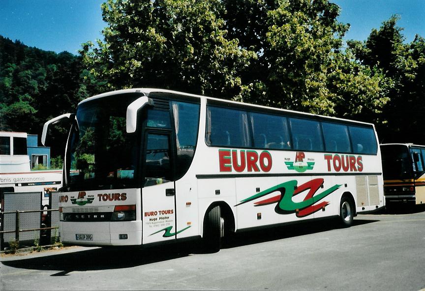 (108'428) - Aus Deutschland: Pfeifer, Kappelrodeck - OG-P 390 - Setra am 28. Juni 2008 beim Bahnhof Thun (prov. Haltestelle)