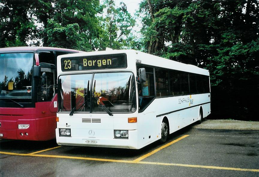 (108'734) - SB Schaffhausen - Nr. 28/SH 1915 - Mercedes (ex Rattin, Neuhausen Nr. 15) am 6. Juli 2008 in Neuhausen, Garage Rattin