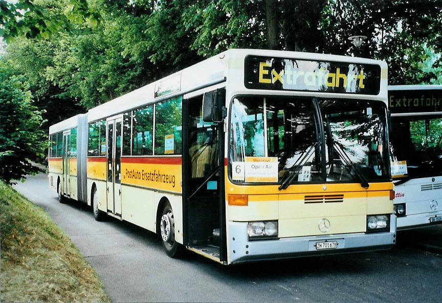 (109'104) - Moser, Flaach - Nr. 31/ZH 701'678 - Mercedes (ex STI Thun Nr. 64) am 11. Juli 2008 beim Bahnhof Frauenfeld