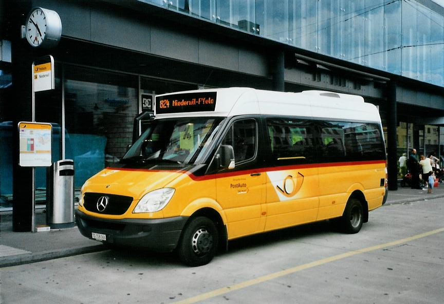 (109'116) - PostAuto Ostschweiz - TG 158'066 - Mercedes am 11. Juli 2008 beim Bahnhof Frauenfeld