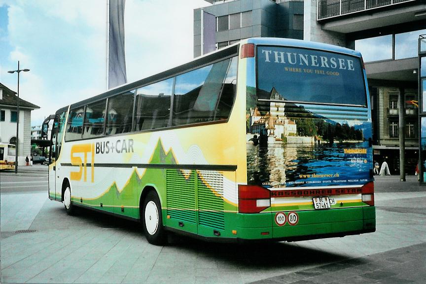 (109'428) - STI Thun - Nr. 38/BE 57'461 - Setra (ex AvH Heimenschwand Nr. 8) am 18. Juli 2008 in Thun, Aarefeldplatz