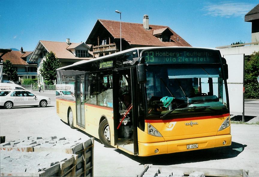 (109'435) - Moser, Teuffenthal - BE 60'582 - Van Hool (ex Burri, Teuffenthal) am 19. Juli 2008 in Steffisburg, Zieglei