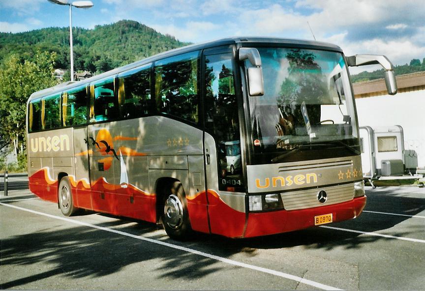 (110'107) - Aus Luxemburg: Unsen, Eschette - B 0870 - Mercedes am 5. August 2008 in Thun, Seestrasse