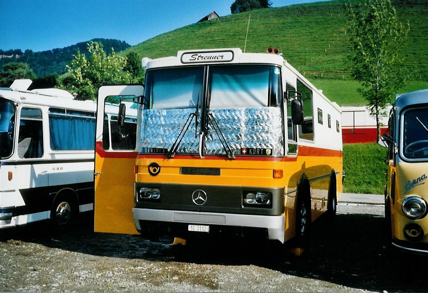 (110'229) - Treuthardt, Tgerwilen - TG 2112 - Mercedes/Lauber (ex P 19'915; ex Lehner, Brchen Nr. 2) am 16. August 2008 in Goldingen, Atzmnnig