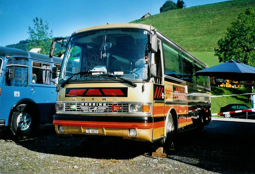 (110'236) - Dasen, Bischofszell - TG 8821 - Setra (ex Reichlin, Goldau) am 16. August 2008 in Goldingen, Atzmnnig