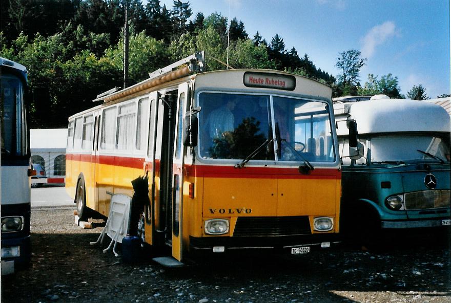 (110'312) - Strasser, Aadorf - TG 50'320 - Volvo/R&J (ex Moser, Flaach Nr. 4) am 16. August 2008 in Goldingen, Atzmnnig