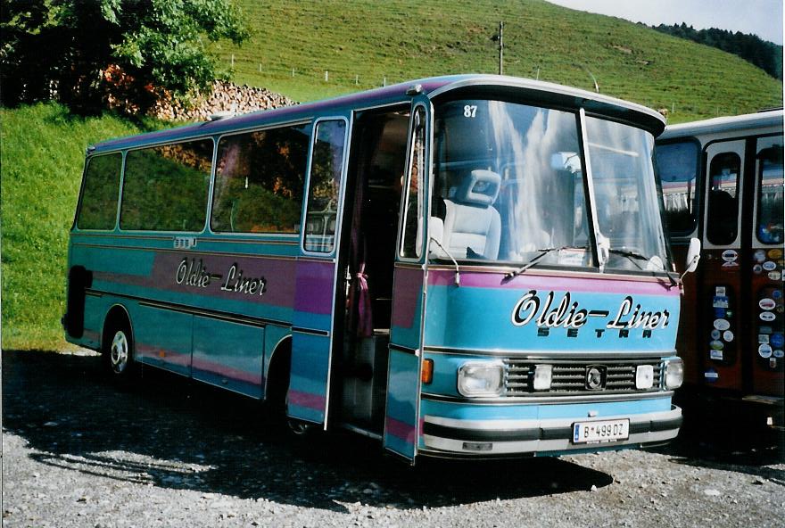 (110'326) - Aus Oesterreich: Wstner, Bezau - B 499 DZ - Setra am 16. August 2008 in Goldingen, Atzmnnig