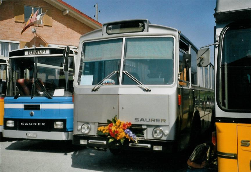 (110'529) - Gsell, Arbon - Saurer/Rizzi (ex Landolt, Zrich; ex SAPJV, L'Isle Nr. 73; ex SAPJV, L'Isle Nr. 44; ex P 24'663) am 30. August 2008 in Niederbipp, Saurertreffen