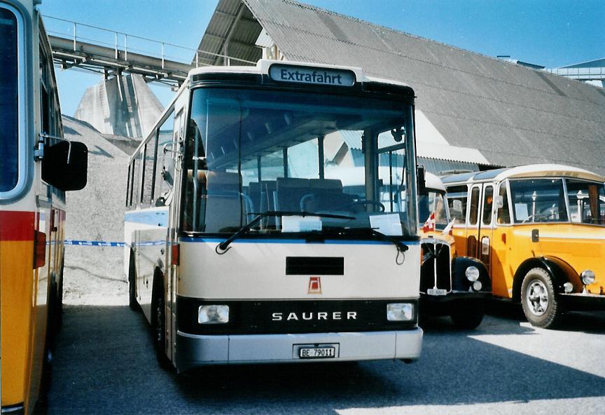 (110'614) - Roth, Niederwangen - BE 79'011 - Saurer/R&J (ex Vgtli, Seewen; ex Hartmann, Kblis Nr. 34; ex Hartmann, Kblis Nr. 11) am 30. August 2008 in Niederbipp, Saurertreffen