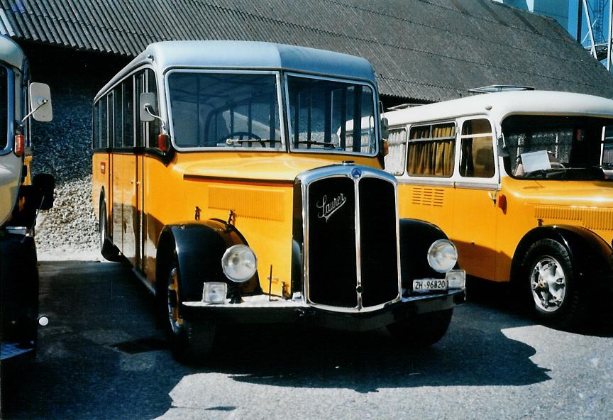 (110'629) - Gehrig, Rudolfstetten - ZH 96'820 - Saurer/Eggli (ex BSF Hochdorf; ex Wittwer, Hochdorf; ex P 24'525) am 30. August 2008 in Niederbipp, Saurertreffen