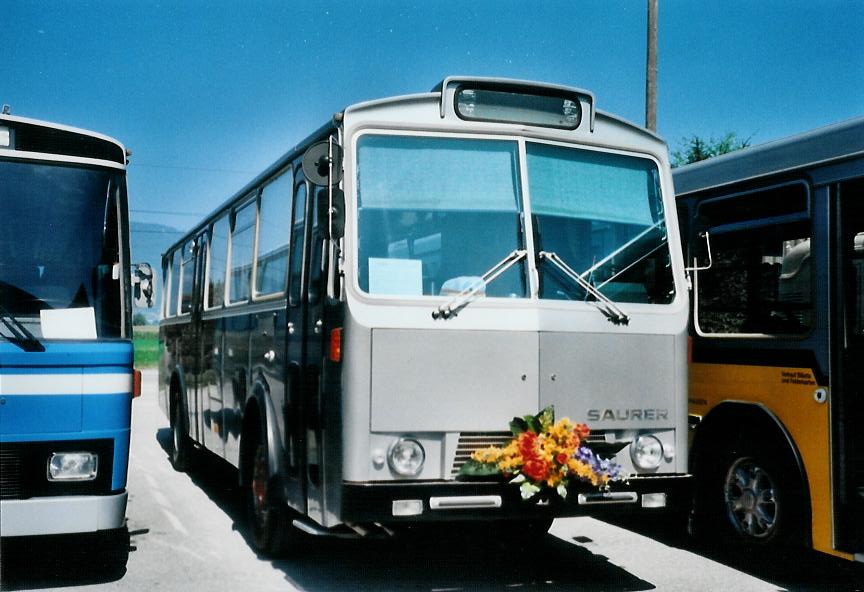 (110'636) - Gsell, Arbon - Saurer/Rizzi (ex Landolt, Zrich; ex SAPJV, L'Isle Nr. 73; ex SAPJV, L'Isle Nr. 44; ex P 24'663) am 30. August 2008 in Niederbipp, Saurertreffen