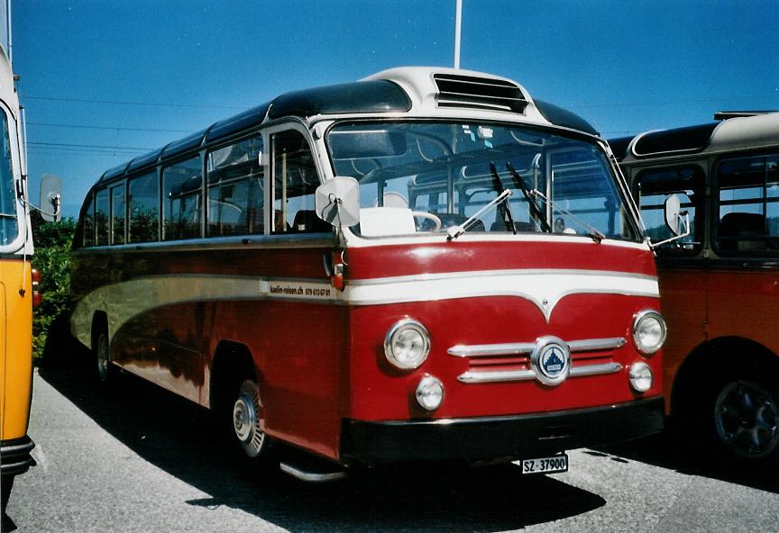 (110'711) - Klin, Mriken - SZ 37'900 - Saurer/Saurer (ex Groth, Dllikon; ex AVG Grindelwald; ex AWA Amden Nr. 2) am 30. August 2008 in Niederbipp, Saurertreffen