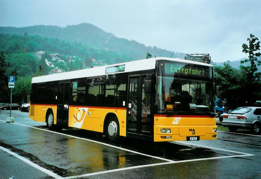 (110'813) - Steffen, Remetschwil - Nr. 41/AG 8444 - MAN am 6. September 2008 in Thun, Seestrasse