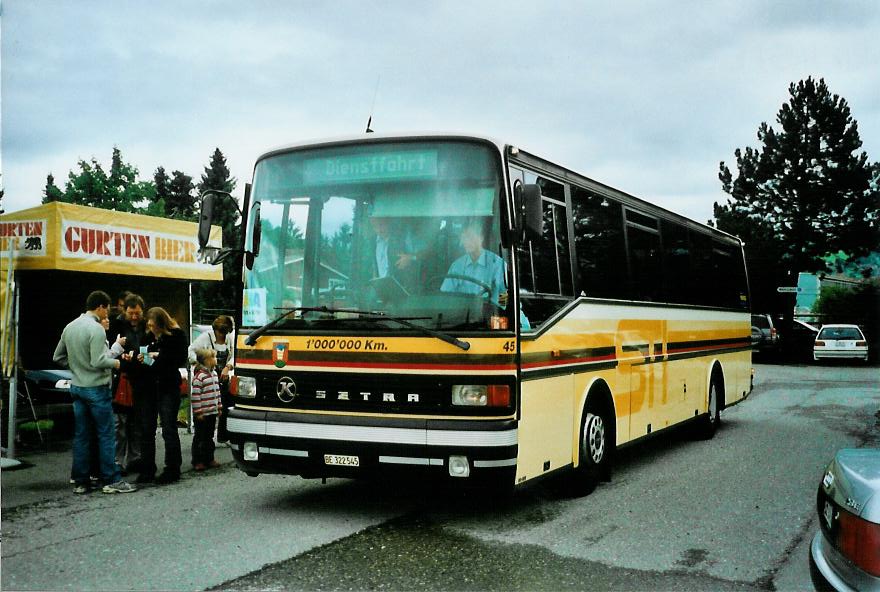 (110'822) - STI Thun - Nr. 45/BE 322'545 - Setra (ex AGS Sigriswil Nr. 3) am 7. September 2008 in Thun, P 9