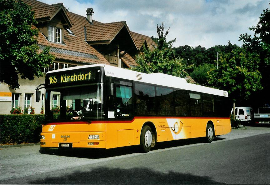 (110'825) - Lengacher, Mnsingen - Nr. 2/BE 555'788 - MAN am 7. September 2008 in Kirchdorf, Post