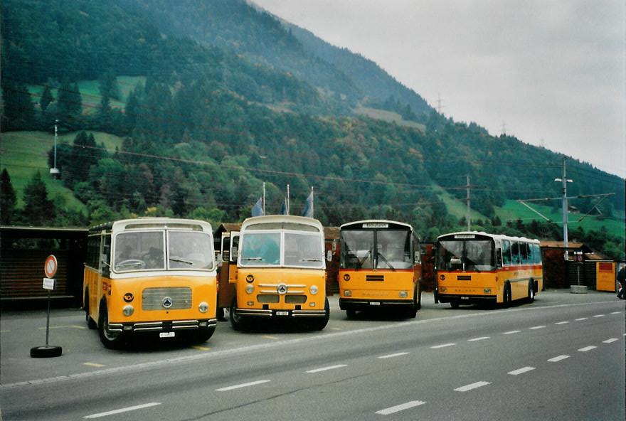 (111'032) - Streiff, Gelterkinden - AG 306'557 - Saurer/Gangloff (ex Oldie-Tours Zrisee, Wollerau; ex OTAG, Wald; ex Leibundgut, Obergoldbach; ex Krebs, Belpberg) am 27. September 2008 beim Bahnhof Reichenbach