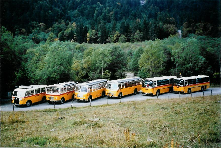 (111'108) - Zimmermann, Niederwangen - BE 985 U - Saurer/Tscher (ex P 24'289) am 27. September 2008 in Kiental, Tschingelsee