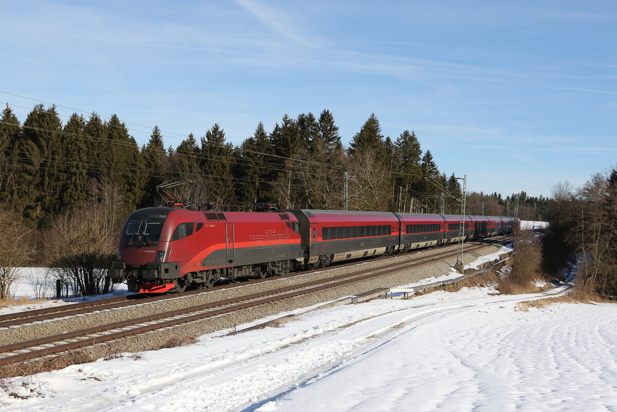 1116 247 am 27. Januar 2022 bei Grabensttt im Chiemgau.