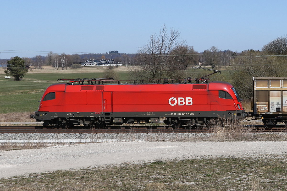 1116 254 am 31. Mrz 2021 bei Bernau am Chiemsee.