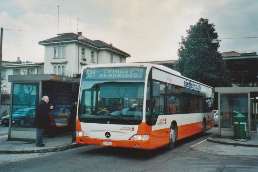 (112'512) - AMSA Chiasso - Nr. 24/TI 97'424 - Mercedes am 9. Dezember 2008 in Chiasso, Confine