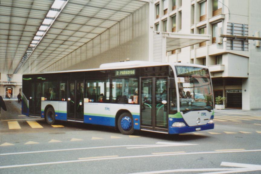 (112'618) - TPL Lugano - Nr. 19/TI 163'636 - Mercedes am 9. Dezember 2008 in Lugano, Centro