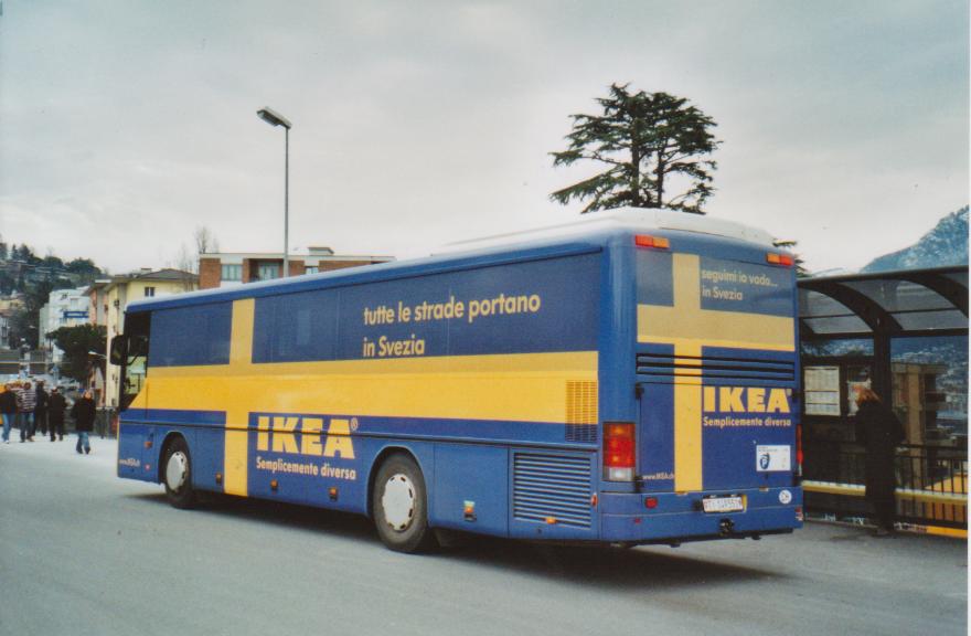 (112'632) - AutoPostale Ticino - Nr. 532/TI 149'551 - Setra am 9. Dezember 2008 beim Bahnhof Lugano