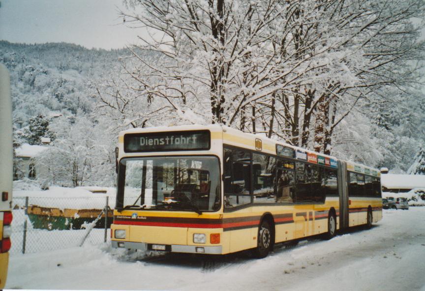 (112'932) - STI Thun - Nr. 73/BE 387'073 - MAN am 17. Dezember 2008 bei der Schifflndte Thun