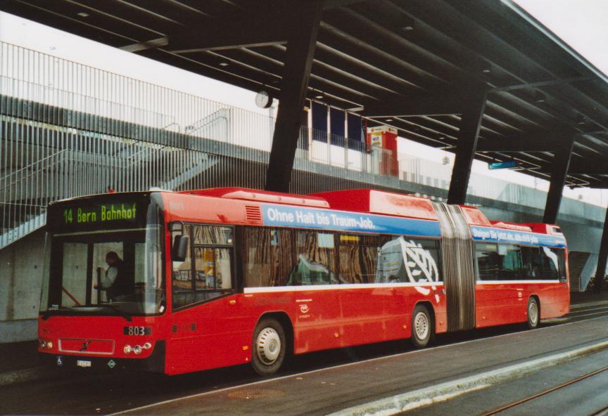 (113'227) - Bernmobil, Bern - Nr. 803/BE 612'803 - Volvo am 23. Dezember 2008 in Bern, Westside