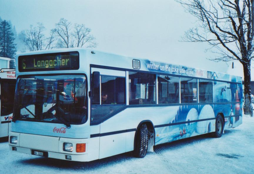 (113'332) - EAB Engelberg - OW 10'260 - MAN am 26. Dezember 2008 in Engelberg, Talstation Titlisbahnen