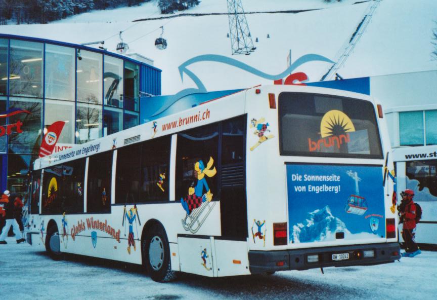 (113'411) - EAB Engelberg - OW 10'241 - Den Oudsten (ex AAGU Altdorf Nr. 26) am 26. Dezember 2008 in Engelberg, Talstation Titlisbahnen