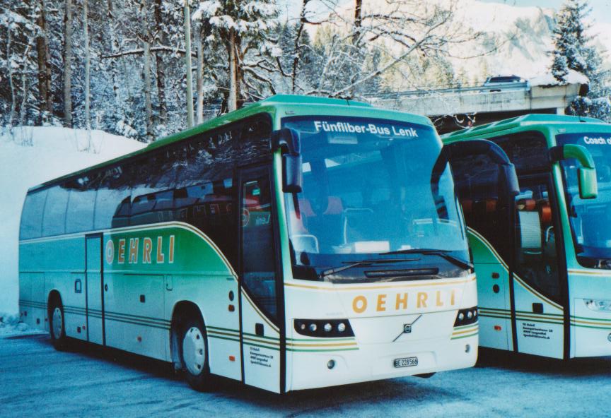 (113'507) - Oehrli, Lenk - BE 228'566 - Volvo am 2. Januar 2009 in Lenk, Talstation Betelberg