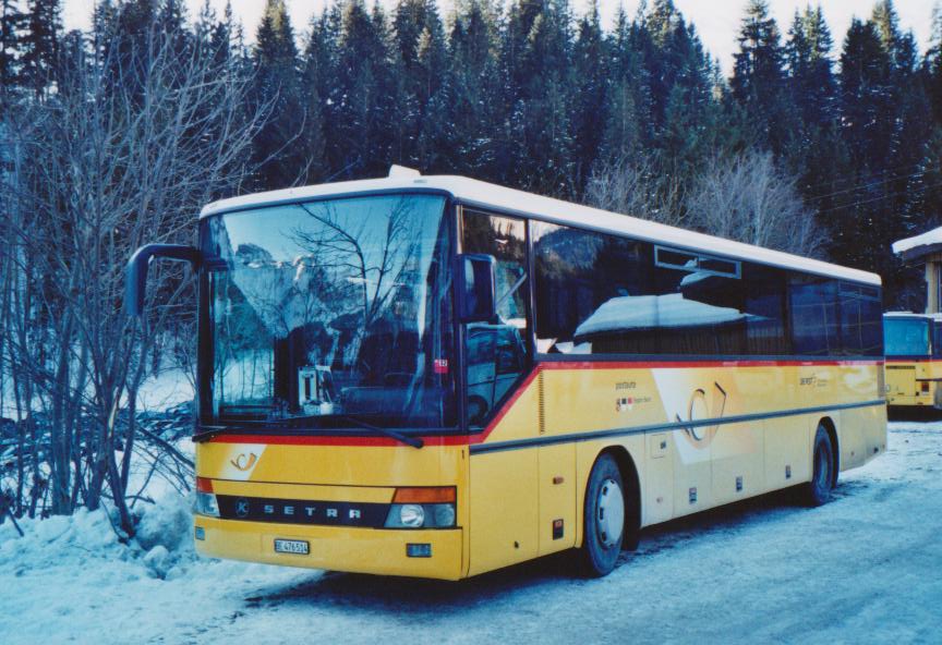 (113'702) - Schmocker, Stechelberg - Nr. 1/BE 476'514 - Setra am 11. Januar 2009 in Adelboden, Mineralquelle