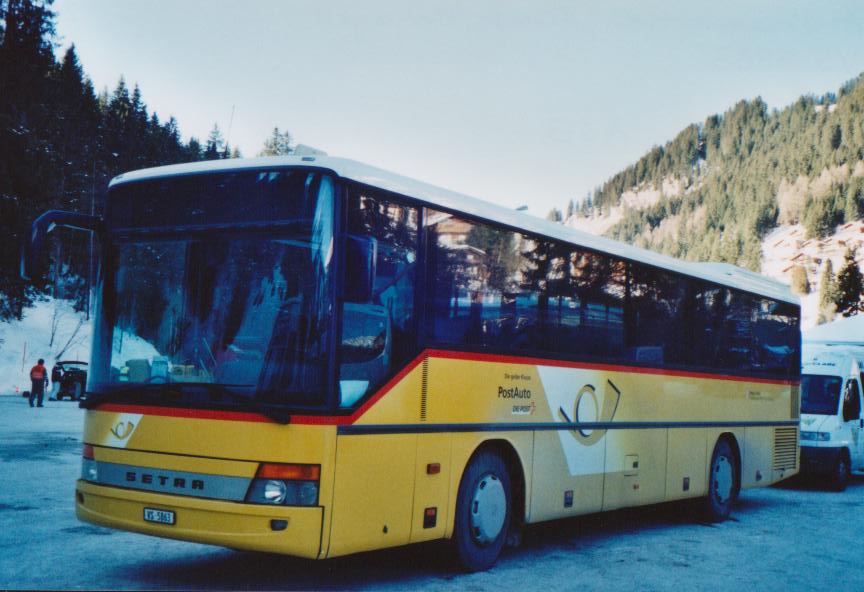 (113'706) - Anthamatten, Saas-Almagell - VS 5863 - Setra am 11. Januar 2009 in Adelboden, ASB