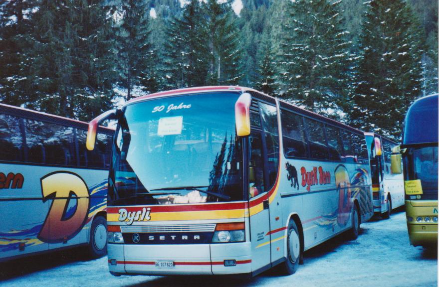 (113'724) - Dysli, Bern - Nr. 22/BE 107'820 - Setra am 11. Januar 2009 in Adelboden, Unter dem Birg