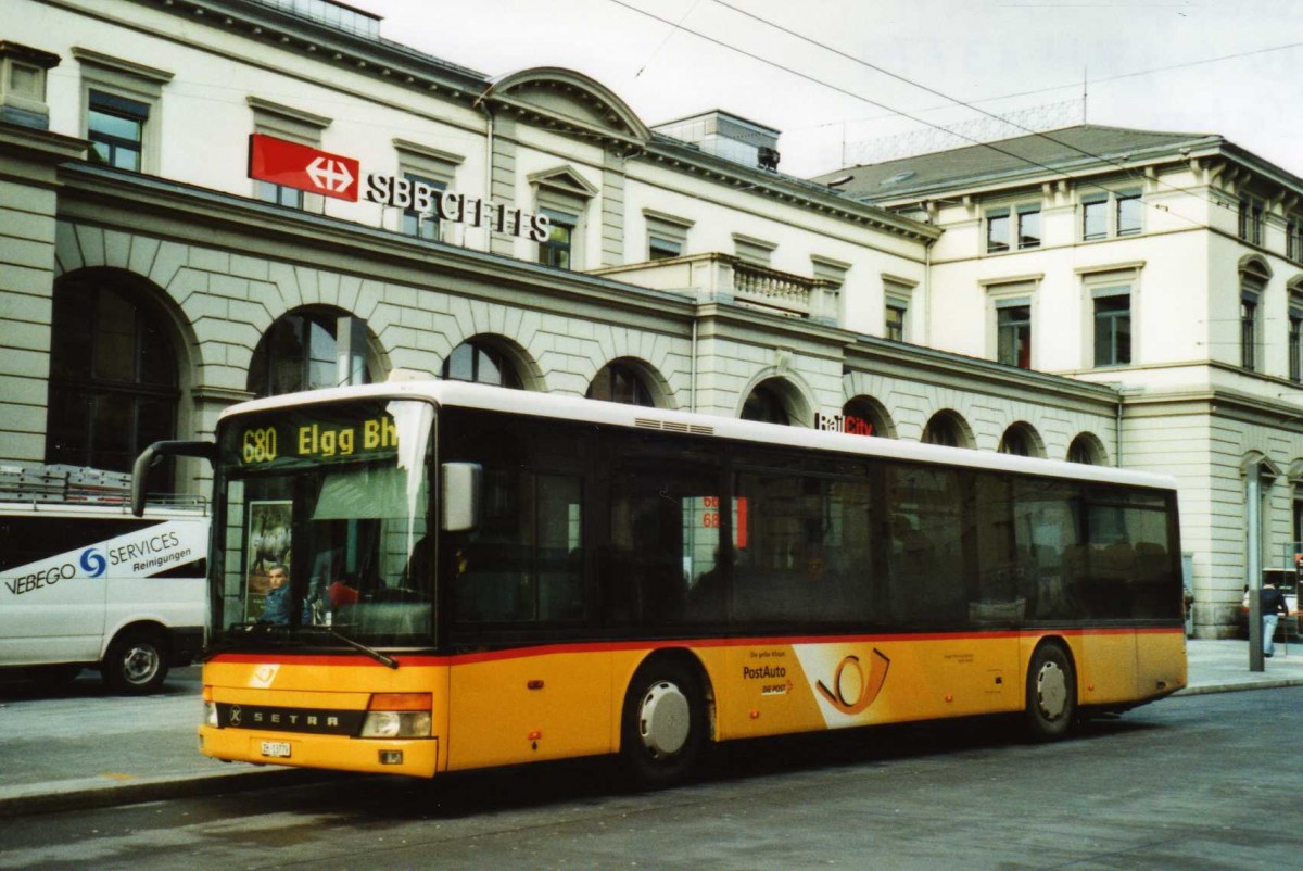 (114'032) - Steiger, Schlatt - Nr. 60/ZH 13'779 - Setra am 21. Januar 2009 beim Hauptbahnhof Winterthur