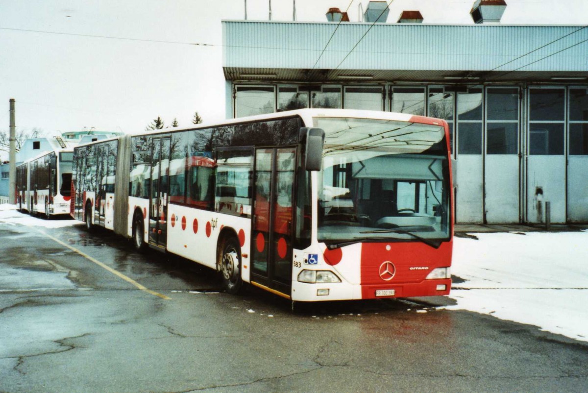 (114'229) - TPF Fribourg - Nr. 583/FR 300'390 - Mercedes am 14. Februar 2009 in Fribourg, Garage