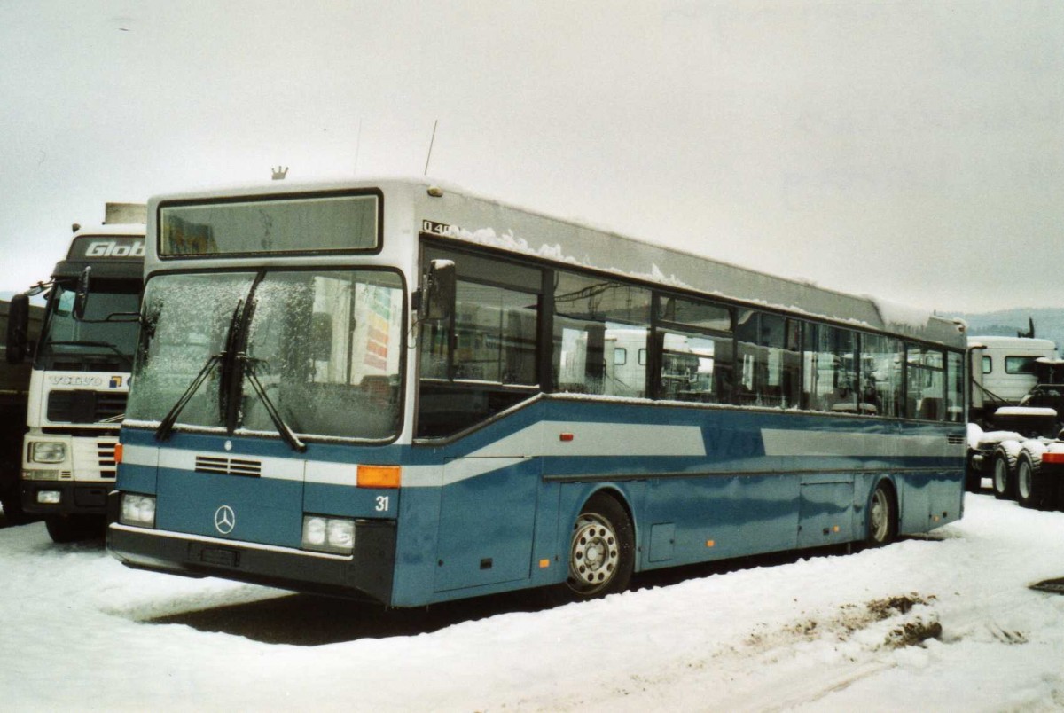 (114'505) - VZO Grningen - Nr. 31 - Mercedes am 18. Februar 2009 in Wil, Larag