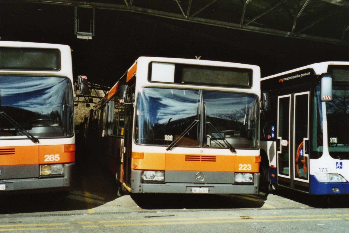 (114'919) - TPG Genve - Nr. 223/GE 96'347 - Mercedes am 8. Mrz 2009 in Genve, Dpt