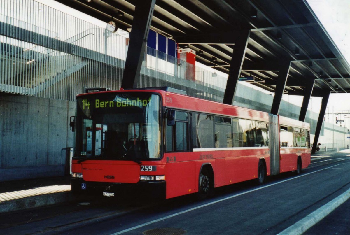 (115'230) - Bernmobil, Bern - Nr. 259/BE 572'259 - Volvo/Hess am 16. Mrz 2009 in Bern, Westside