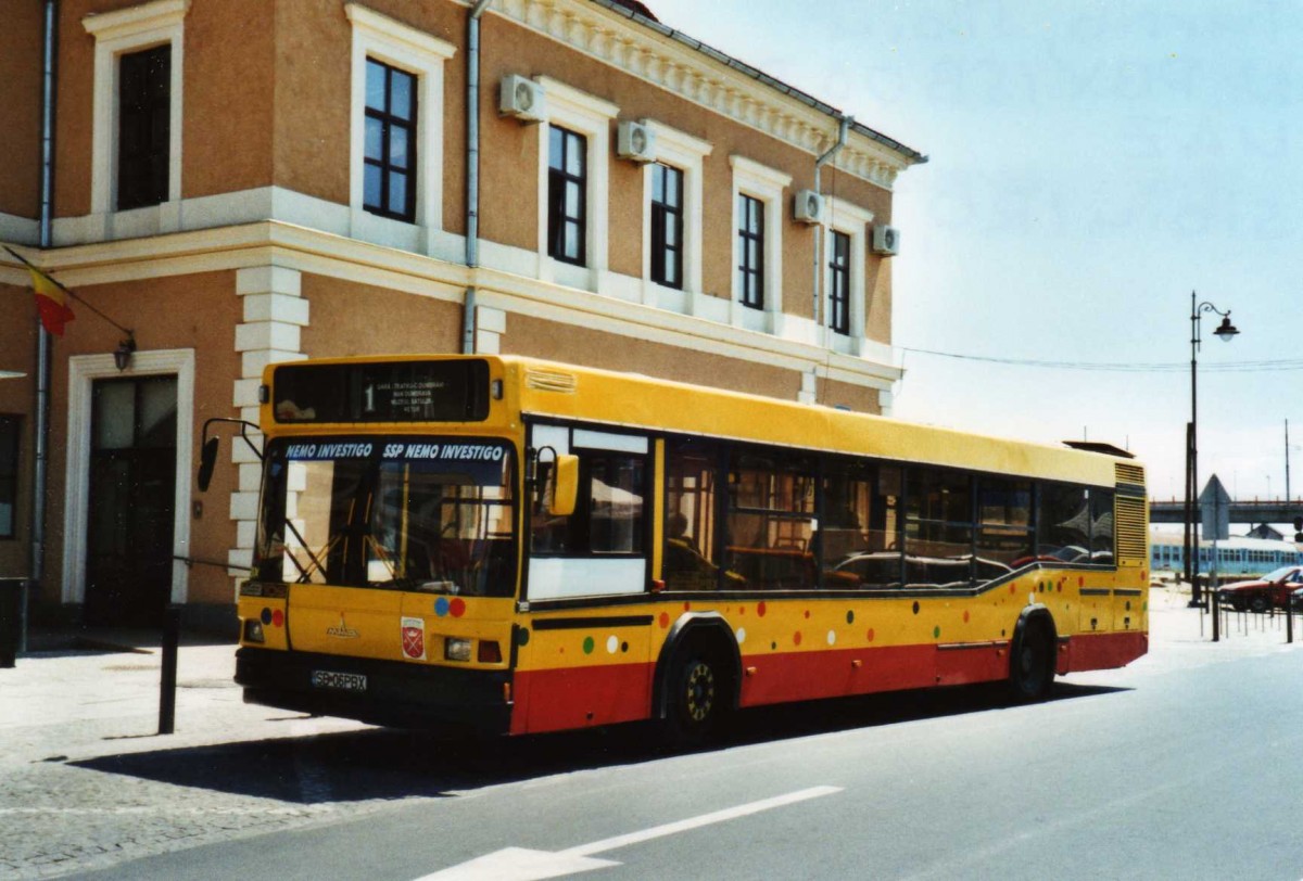 (116'812) - Tursib, Sibiu - SB 06 PBX - MAZ am 27. Mai 2009 beim Bahnhof Sibiu