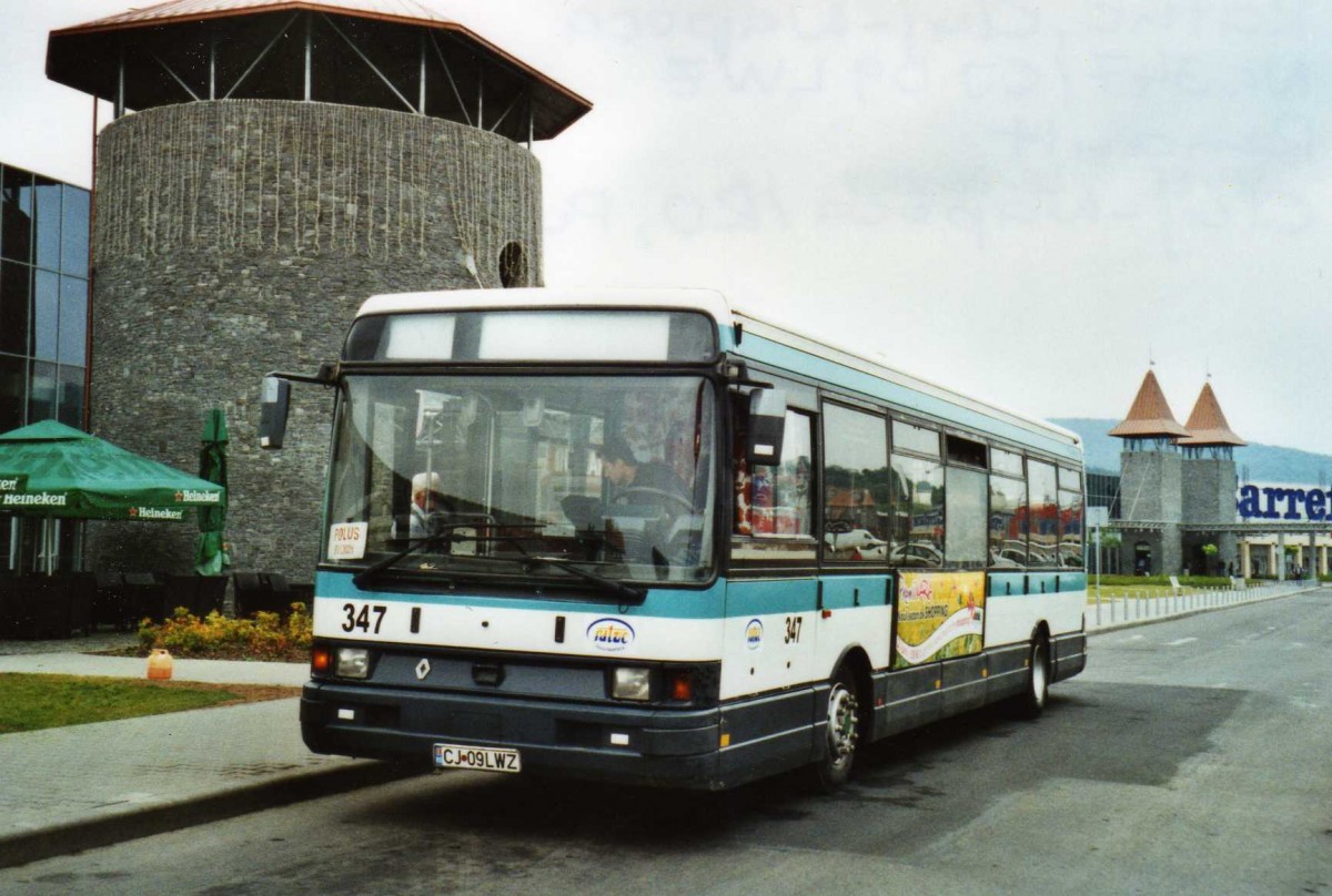 (117'009) - Ratuc, Cluj-Napoca - Nr. 347/CJ 09 LWZ - Renault (ex RATP F-Paris) am 28. Mai 2009 in Cluj-Napoca, Polus Center