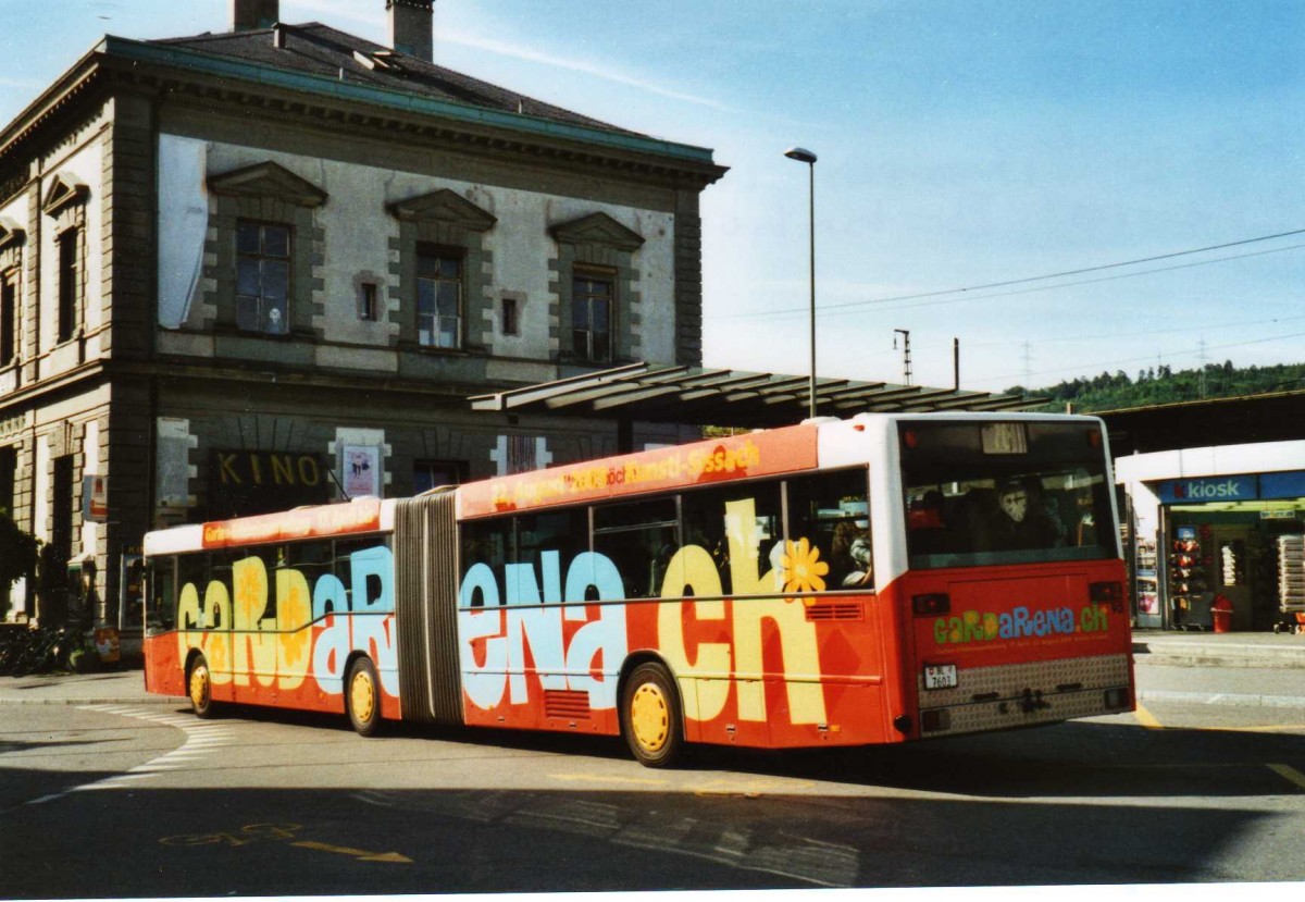 (117'330) - AAGL Liestal - Nr. 90/BL 7603 - Mercedes am 8. Juni 2009 beim Bahnhof Liestal