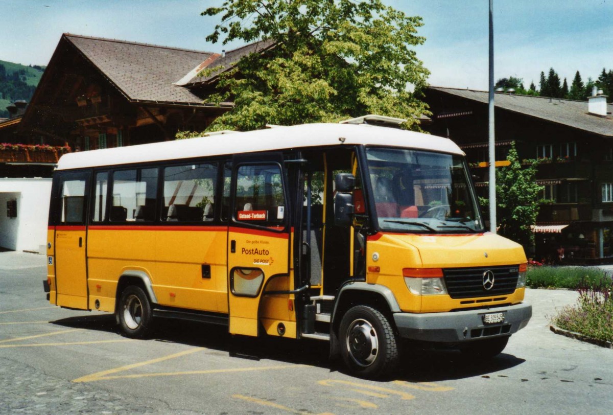 (117'634) - Kbli, Gstaad - BE 305'545 - Mercedes/Kusters am 14. Juni 2009 beim Bahnhof Gstaad