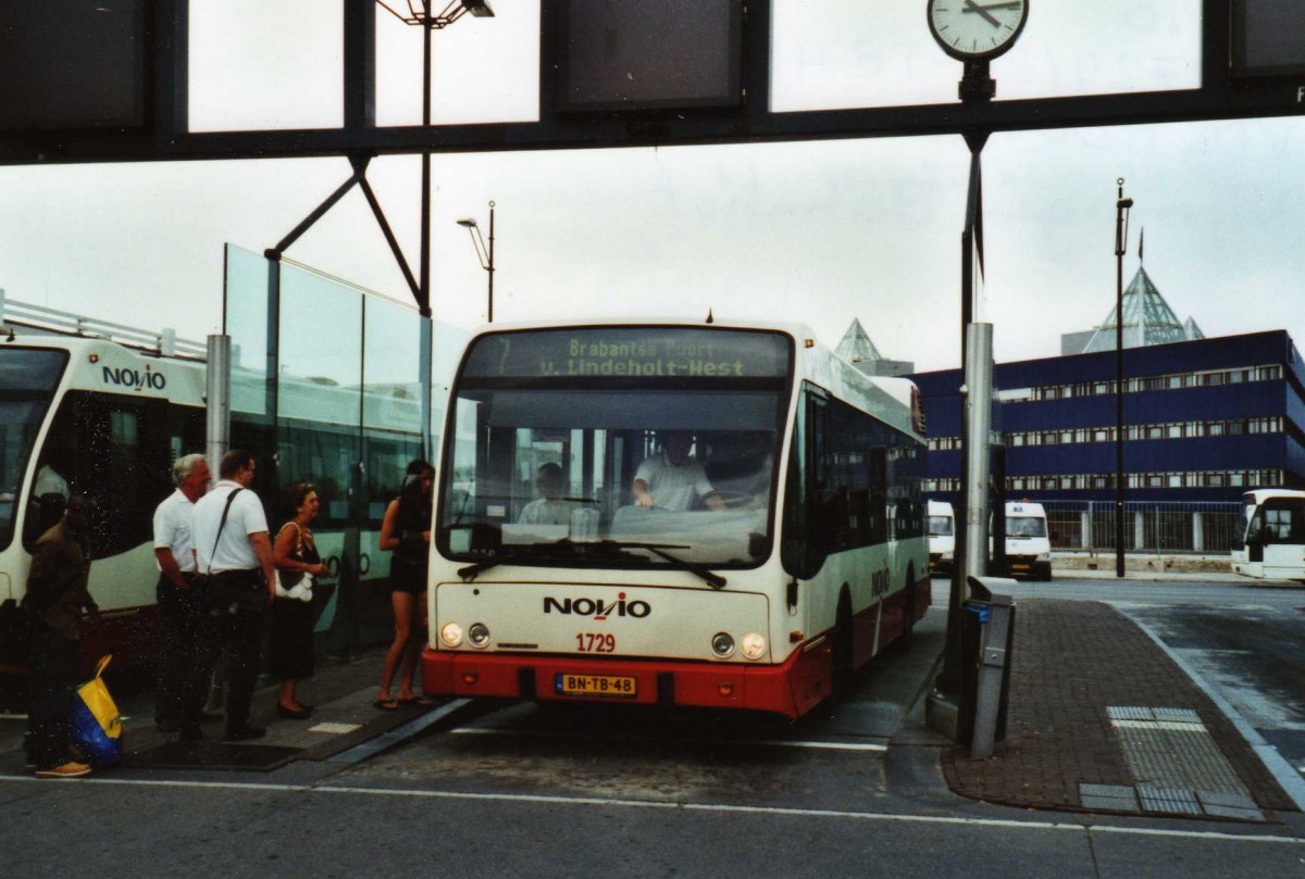 (118'228) - NOVIO - Nr. 1729/BN-TB-48 - VDL Berkhof am 5. Juli 2009 beim Bahnhof Nijmegen