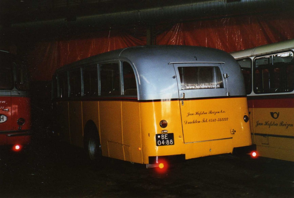 (118'534) - FRAM Drachten - Nr. 7/BE-04-88 - Saurer/Lauber (ex Billieux, Martigny; ex Bruttin, Nax) am 7. Juli 2009 in Drachten, Autobusmuseum