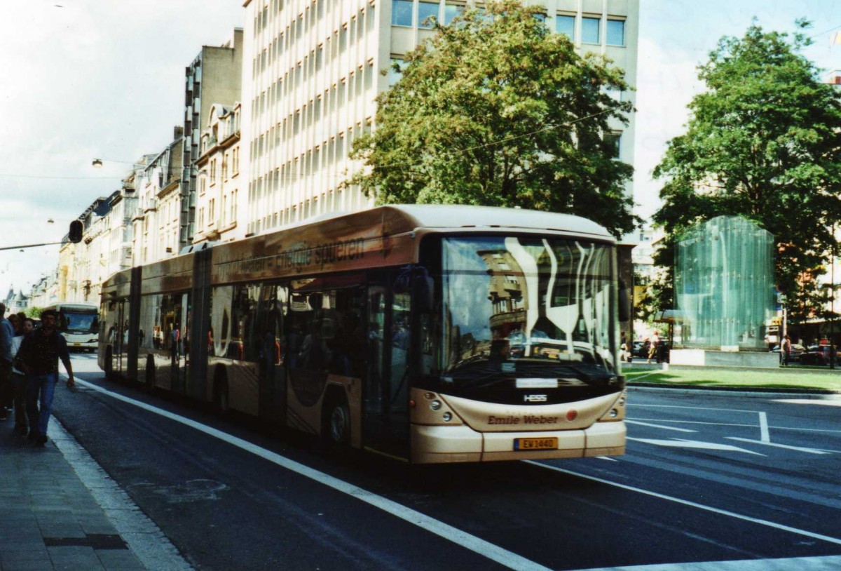 (118'824) - Weber, Canach - EW 1440 - Hess am 8. Juli 2009 beim Bahnhof Luxembourg