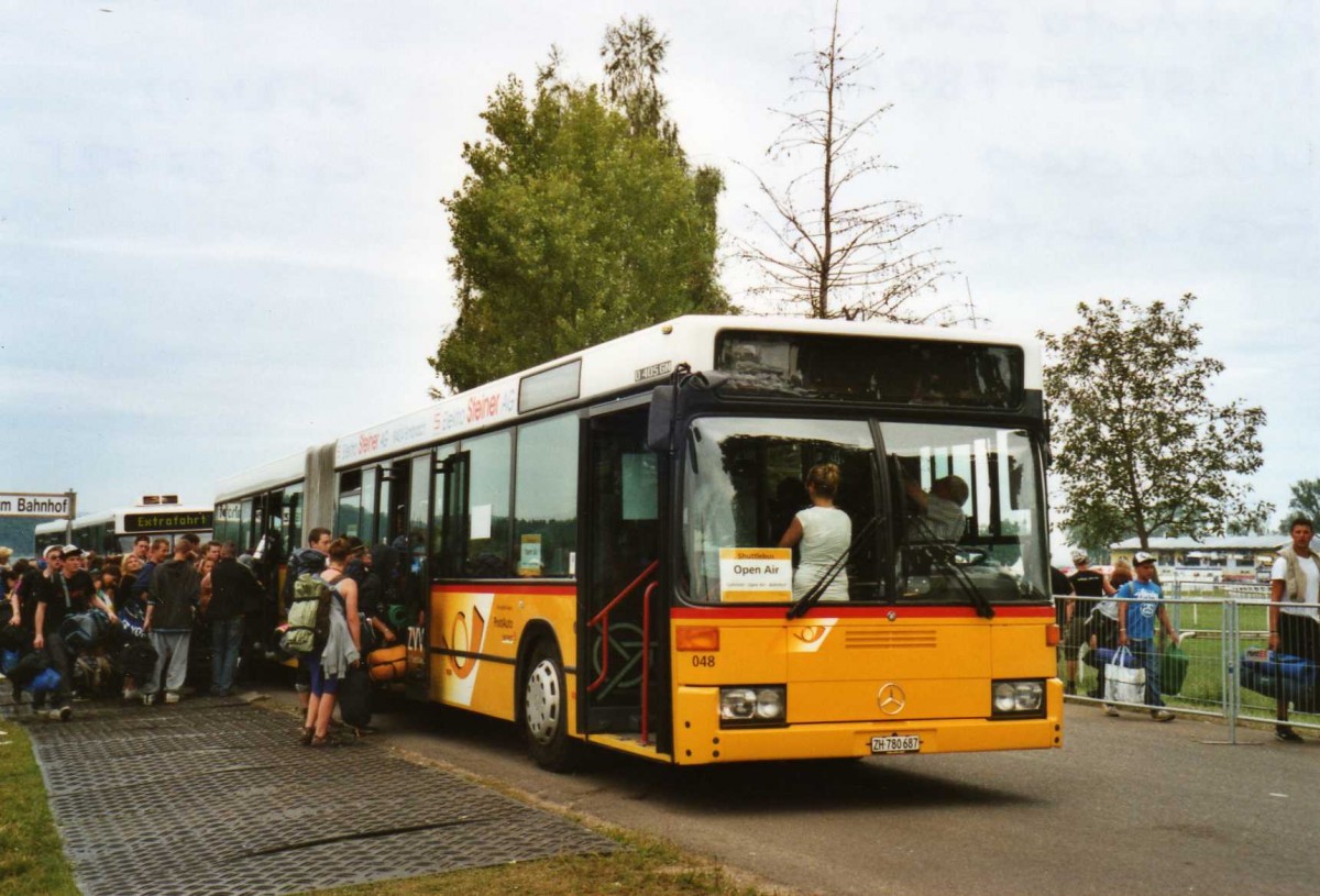 (119'126) - PostAuto Zrich - Nr. 48/ZH 780'687 - Mercedes (ex Nr. 22; ex P 27'725) am 12. Juli 2009 in Frauenfeld, Open-Air