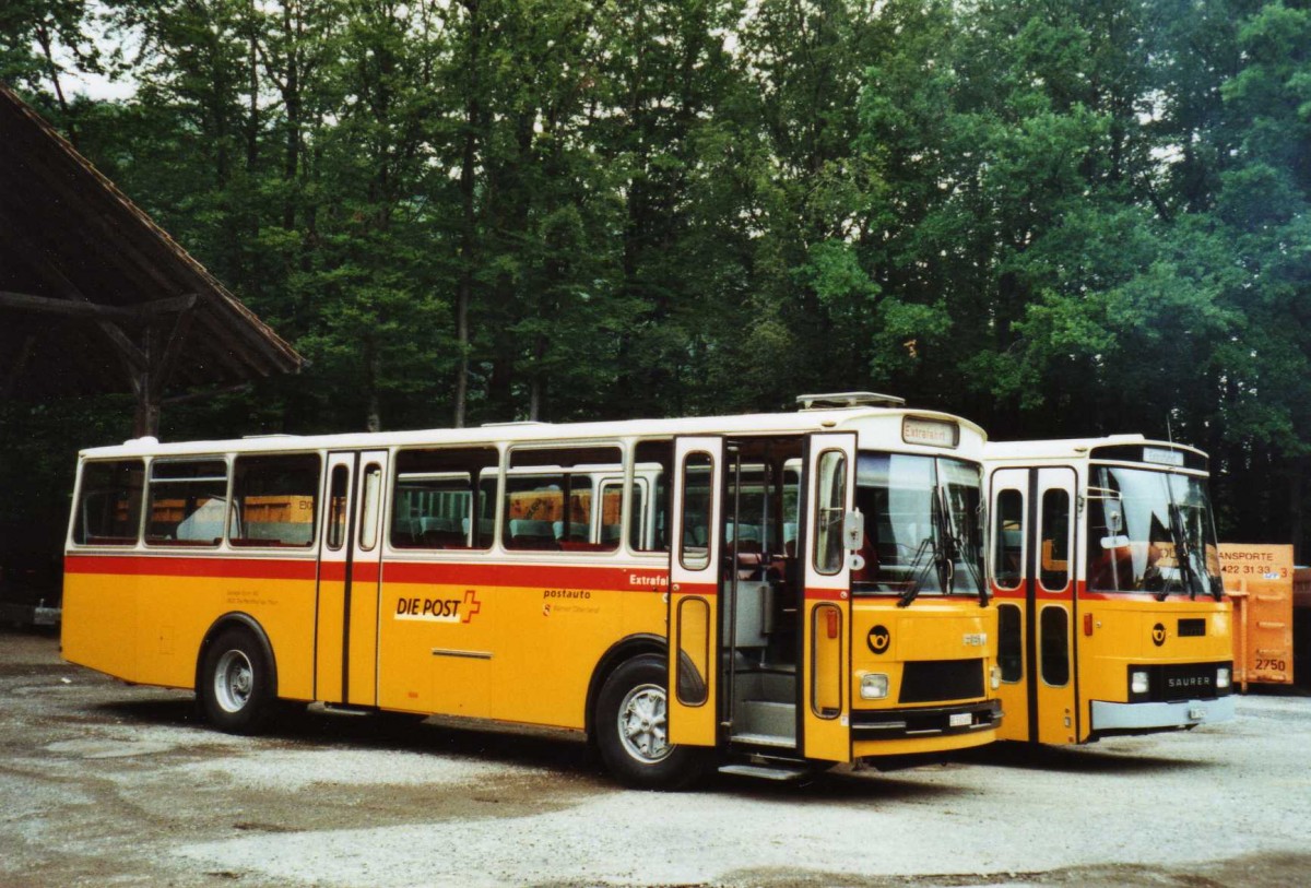 (119'503) - Burri, Teuffenthal (RWB) - BE 530'697 - FBW/R&J (ex Alga, D-Sittensen; ex PM-Oldi-Club, D-Hamburg; ex Burri, Teuffenthal) am 9. August 2009 in Oberburg, Ziegelgut