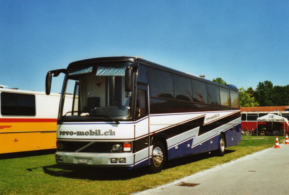 (119'921) - Glarner, Schnis - SG 27'053 U - Volvo (ex AAGK Koppigen Nr. 23) am 15. August 2009 in Zug, Wohnbustreffen