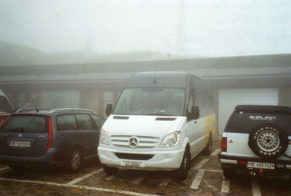 (120'137) - Hsler, Rickenbach - LU 15'616 - Mercedes am 22. August 2009 am Grimselpass, Hospiz